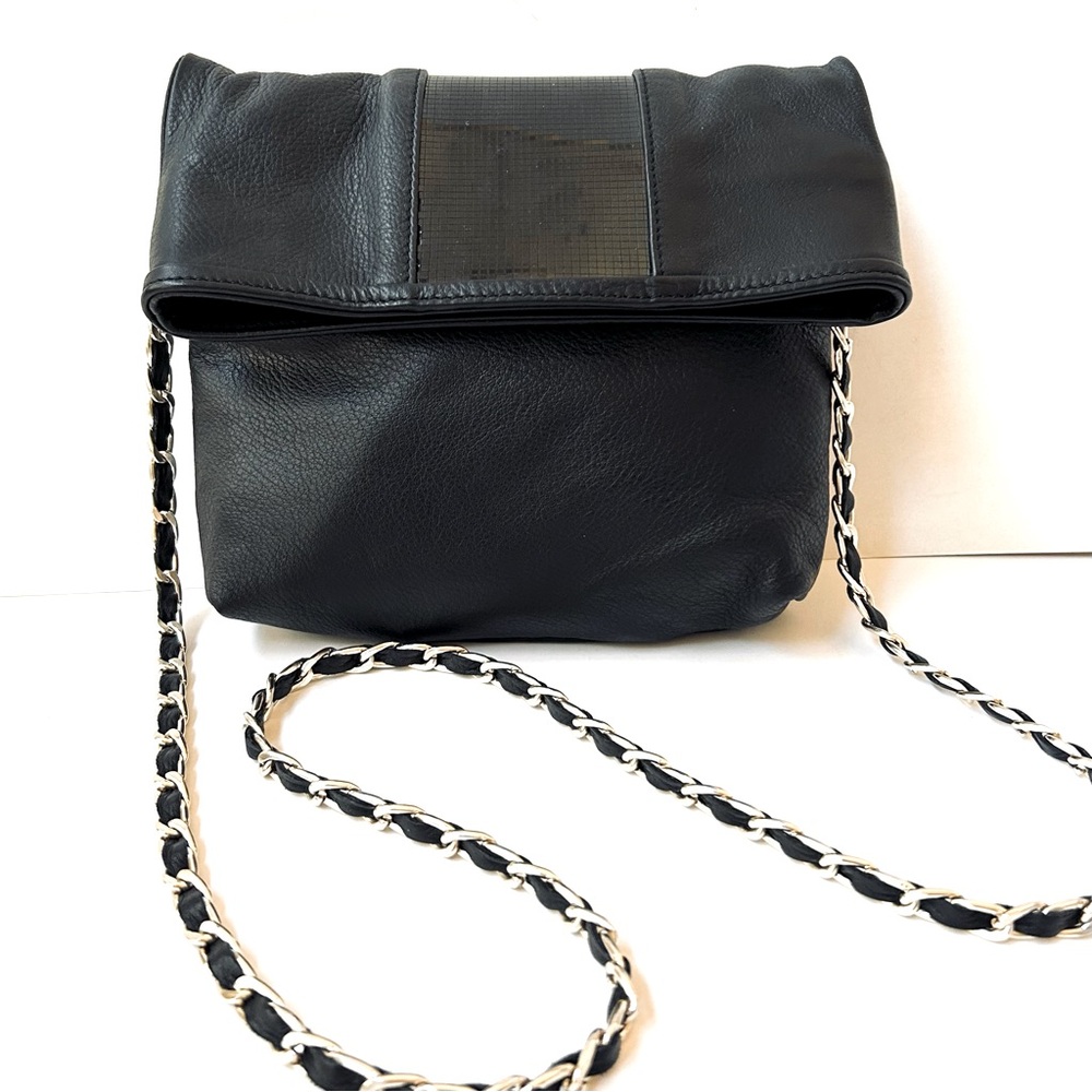 Guia’s Italian Leather & Patent Leather Crossbody/Clutch Used On A Few Occasions